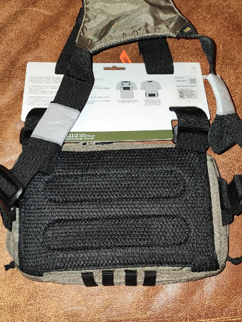 5.11 Tactical Skyweight Utility Chest Pack - Olive Drab & Black - Picture 5 of 6